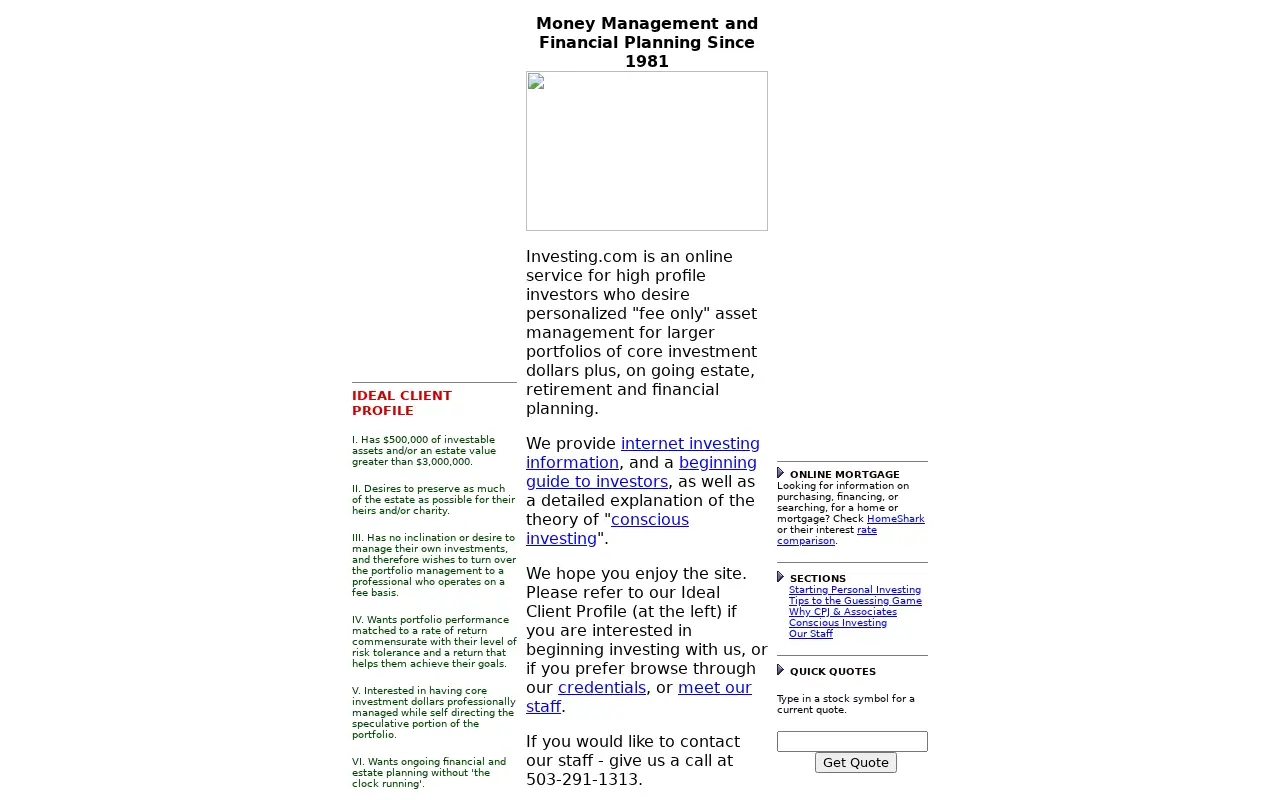investing.com in 1998