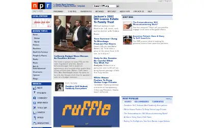 npr.org in 2009