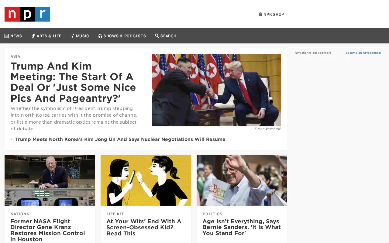 npr.org on July 1, 2019