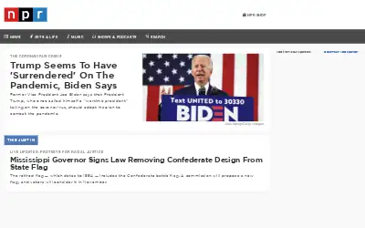 npr.org in 2020