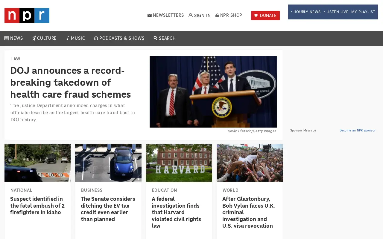 npr.org in 2025