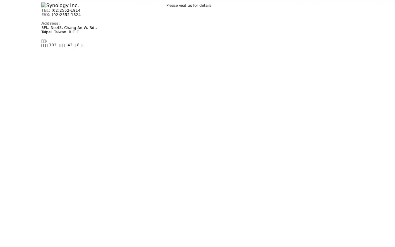 synology.com in 2000