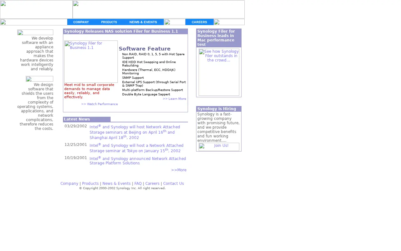 synology.com in 2002