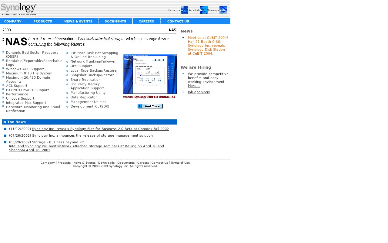 synology.com in 2004