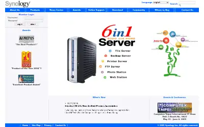 synology.com in 2005