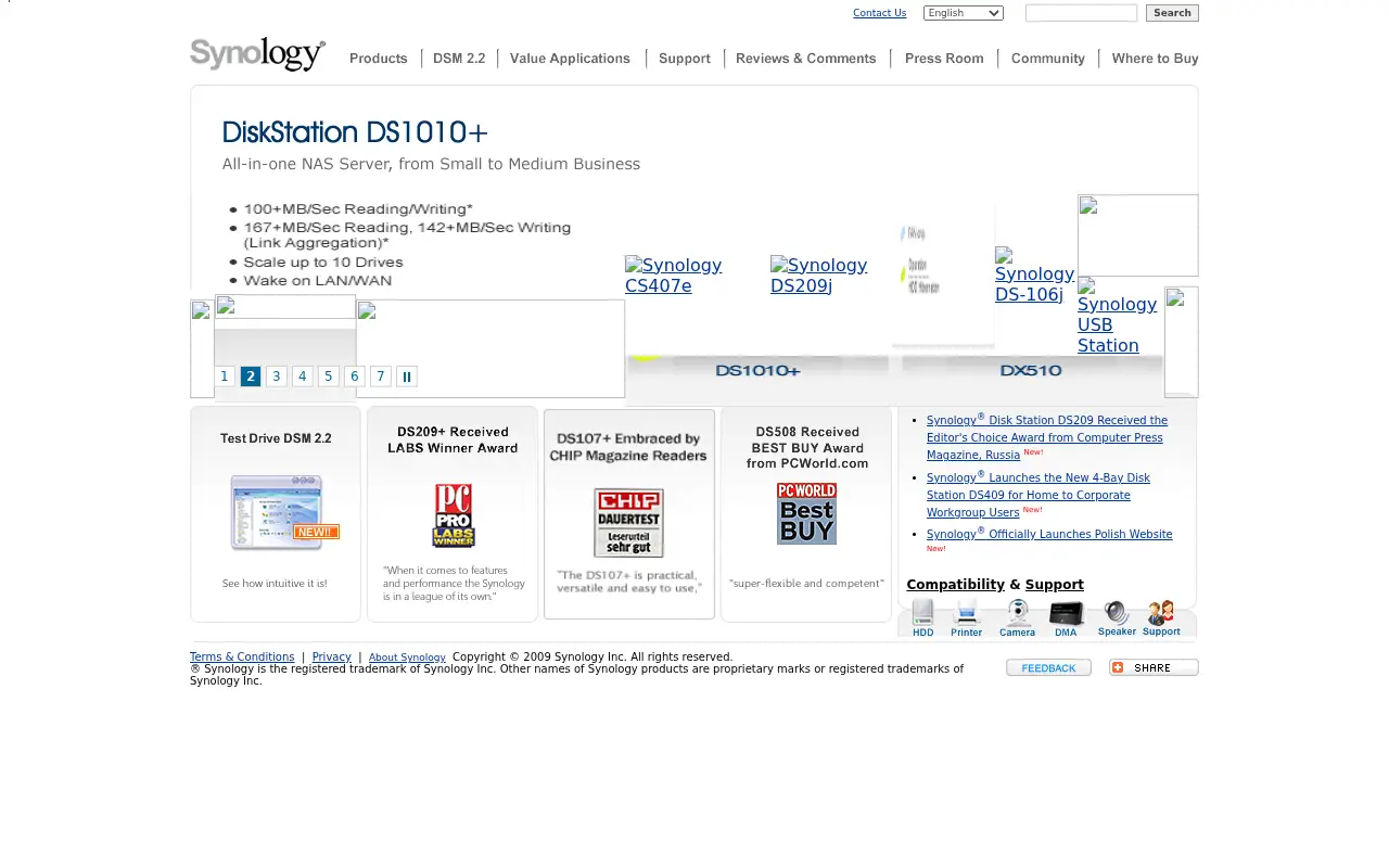 synology.com in 2009