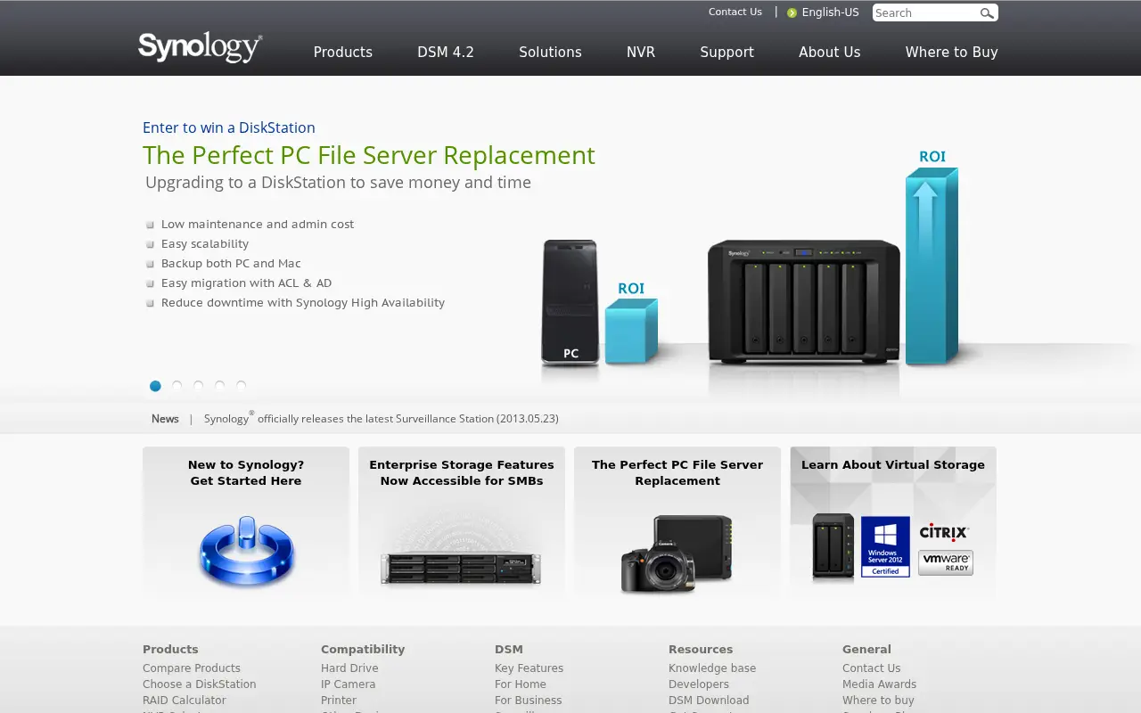 synology.com in 2013