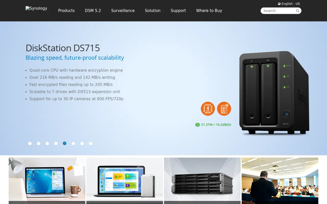 synology.com in 2015