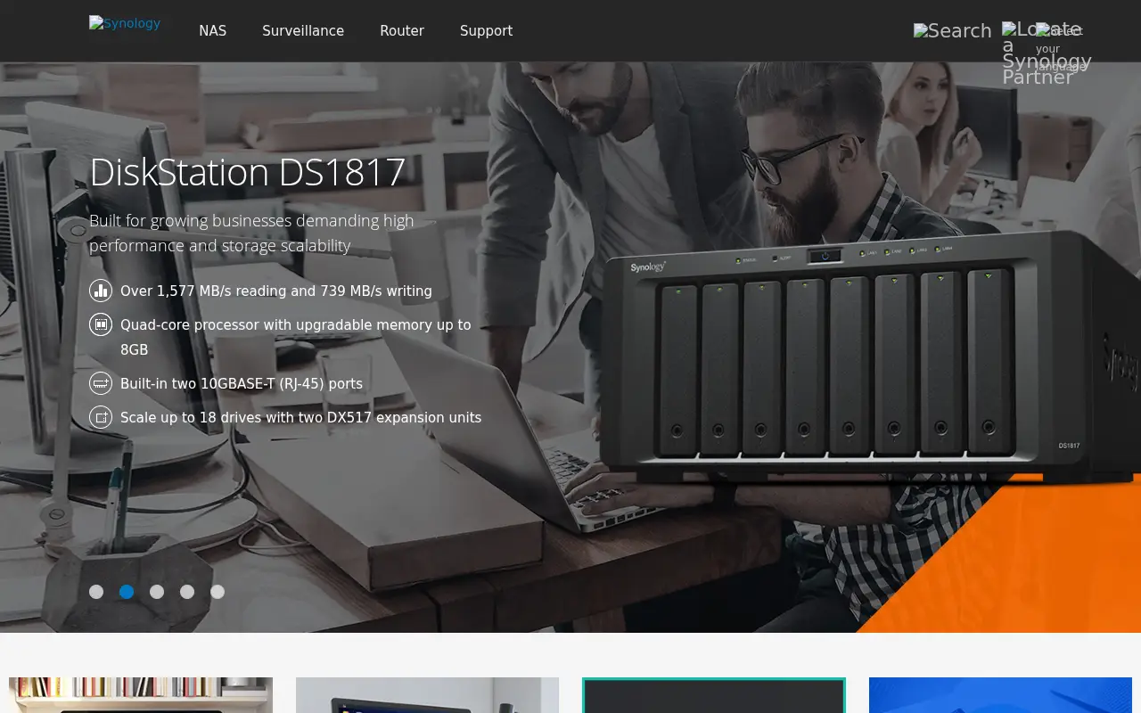 synology.com in 2017