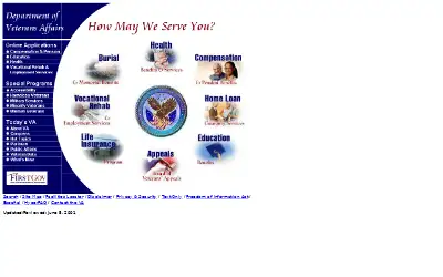 va.gov in 2001