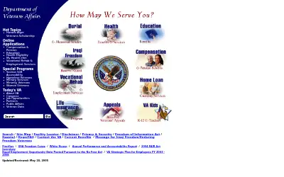 va.gov in 2005