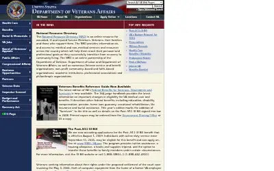 va.gov in 2009