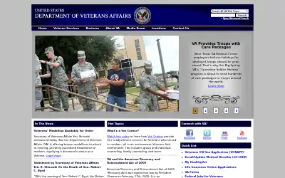 va.gov in 2010