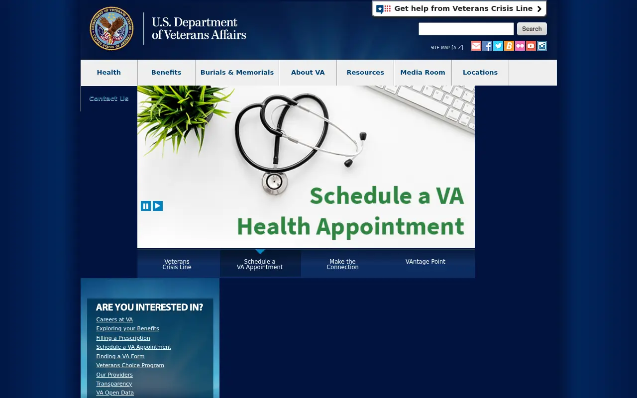 va.gov in 2018