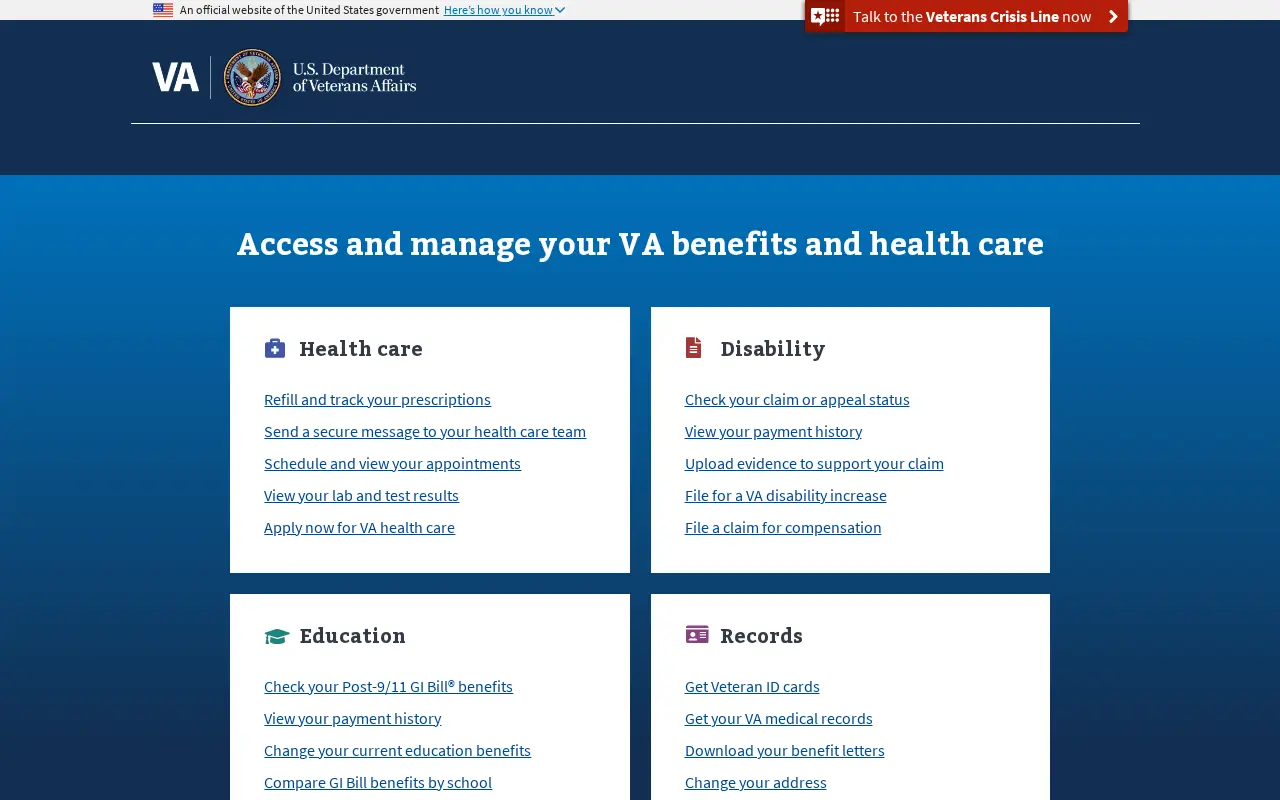 va.gov in 2019