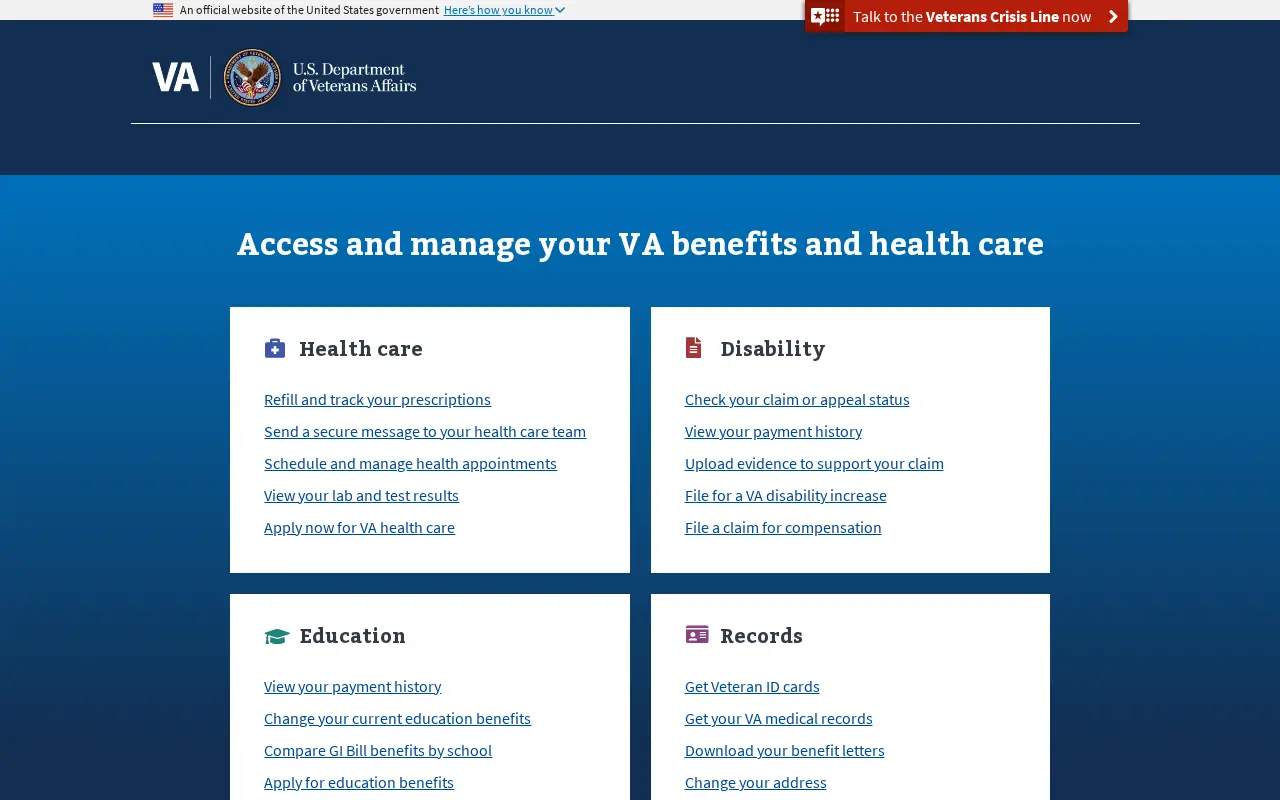 va.gov in 2021