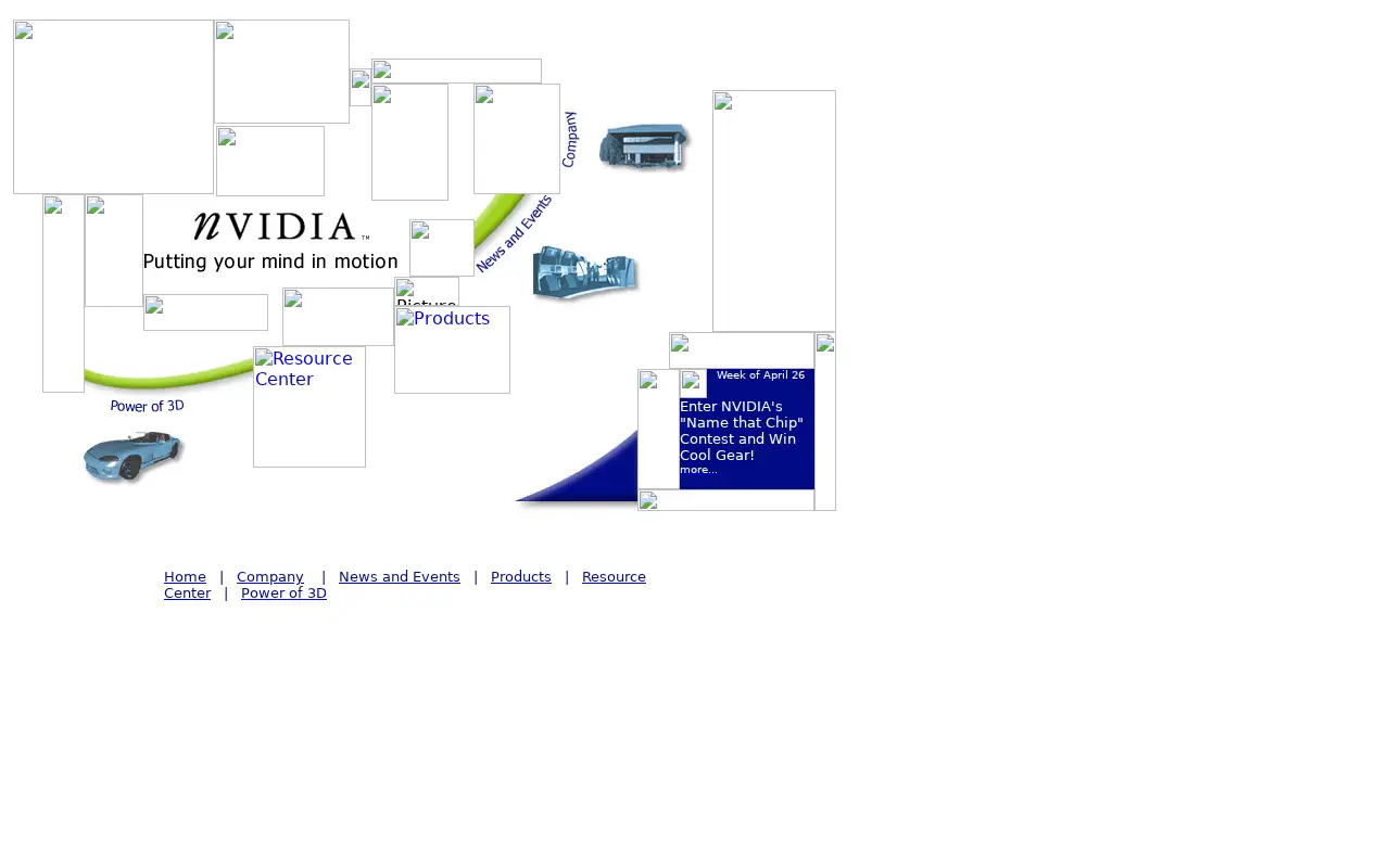 nvidia.com in 1999