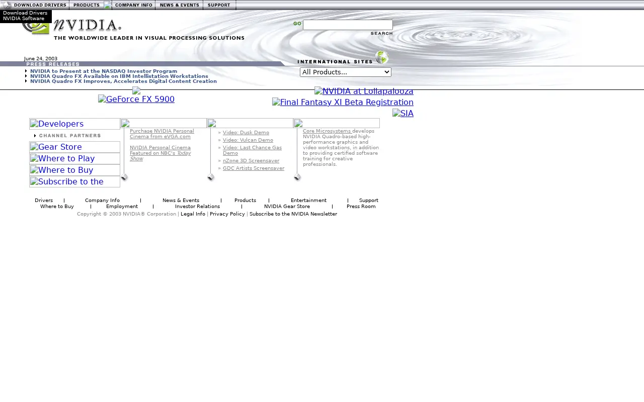 nvidia.com on June 24, 2003