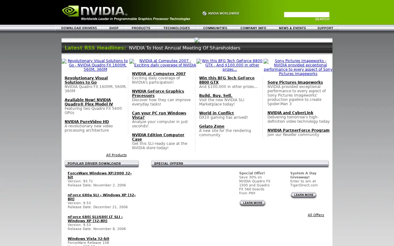 nvidia.com on June 17, 2007