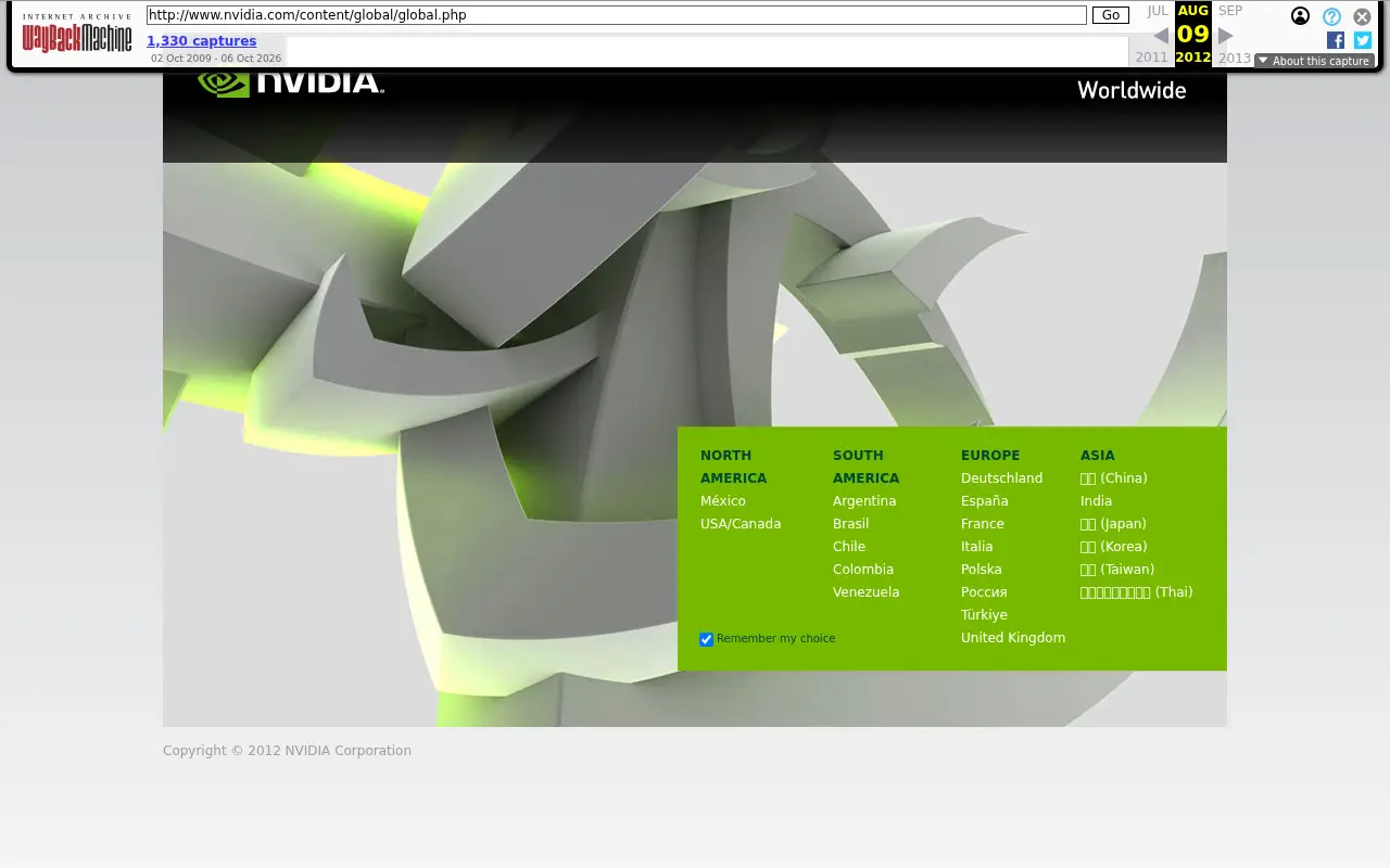 nvidia.com in 2012