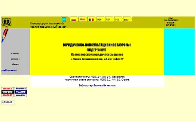 reg.ru in 2001