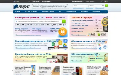 reg.ru in 2013
