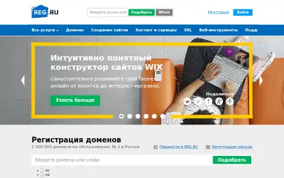 reg.ru in 2014