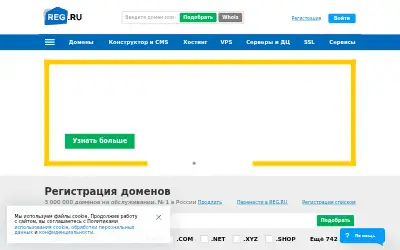 reg.ru in 2019