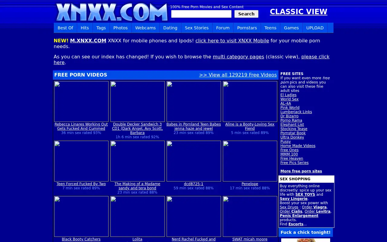 xnxx.com in 2009