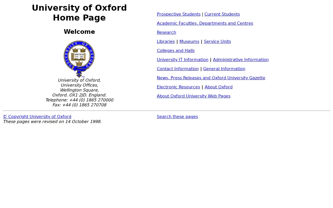 ox.ac.uk in 1998