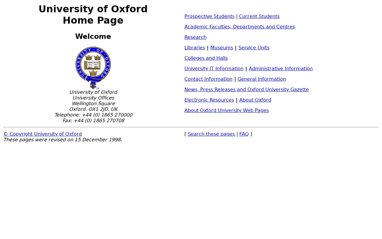ox.ac.uk in 1999