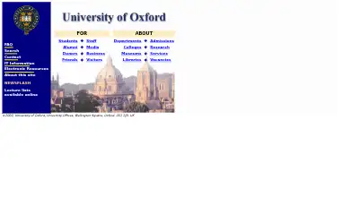 ox.ac.uk in 2000