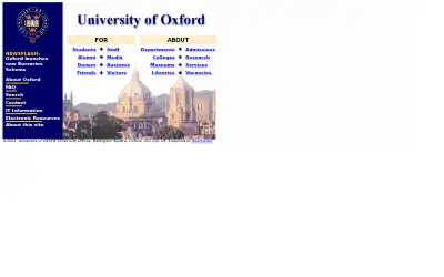 ox.ac.uk in 2001