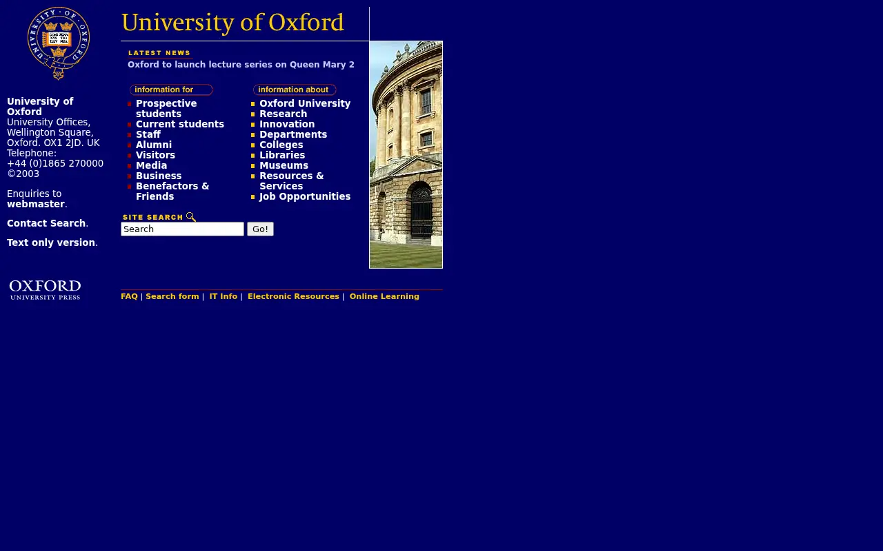 ox.ac.uk in 2003