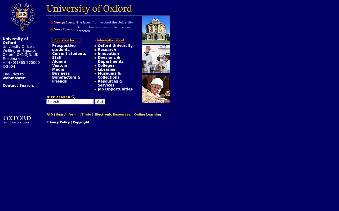 ox.ac.uk in 2004