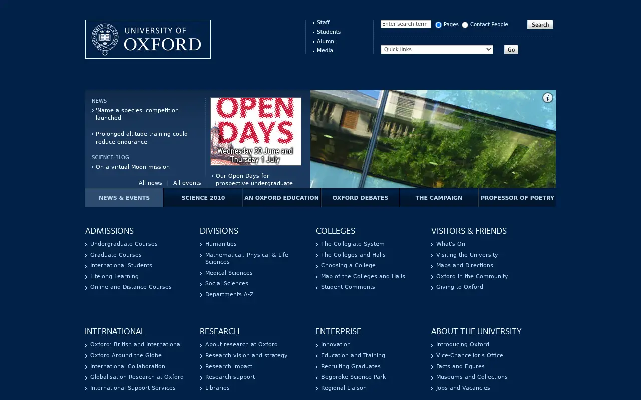 ox.ac.uk in 2010