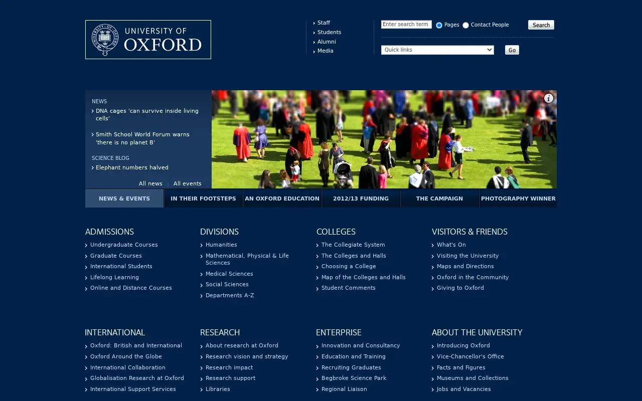 ox.ac.uk in 2011