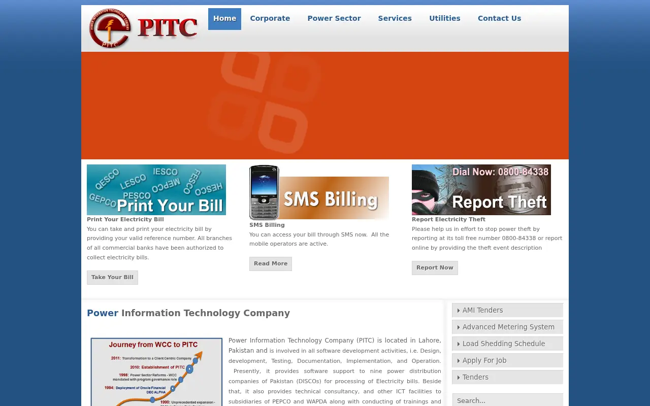 pitc.com.pk in 2013