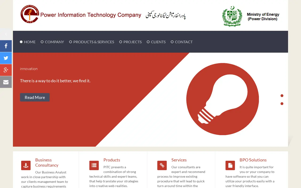 pitc.com.pk in 2018