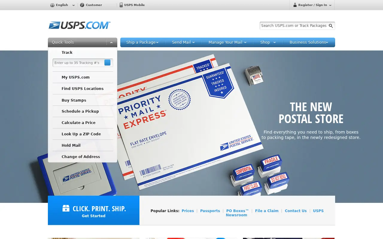 usps.com in 2014