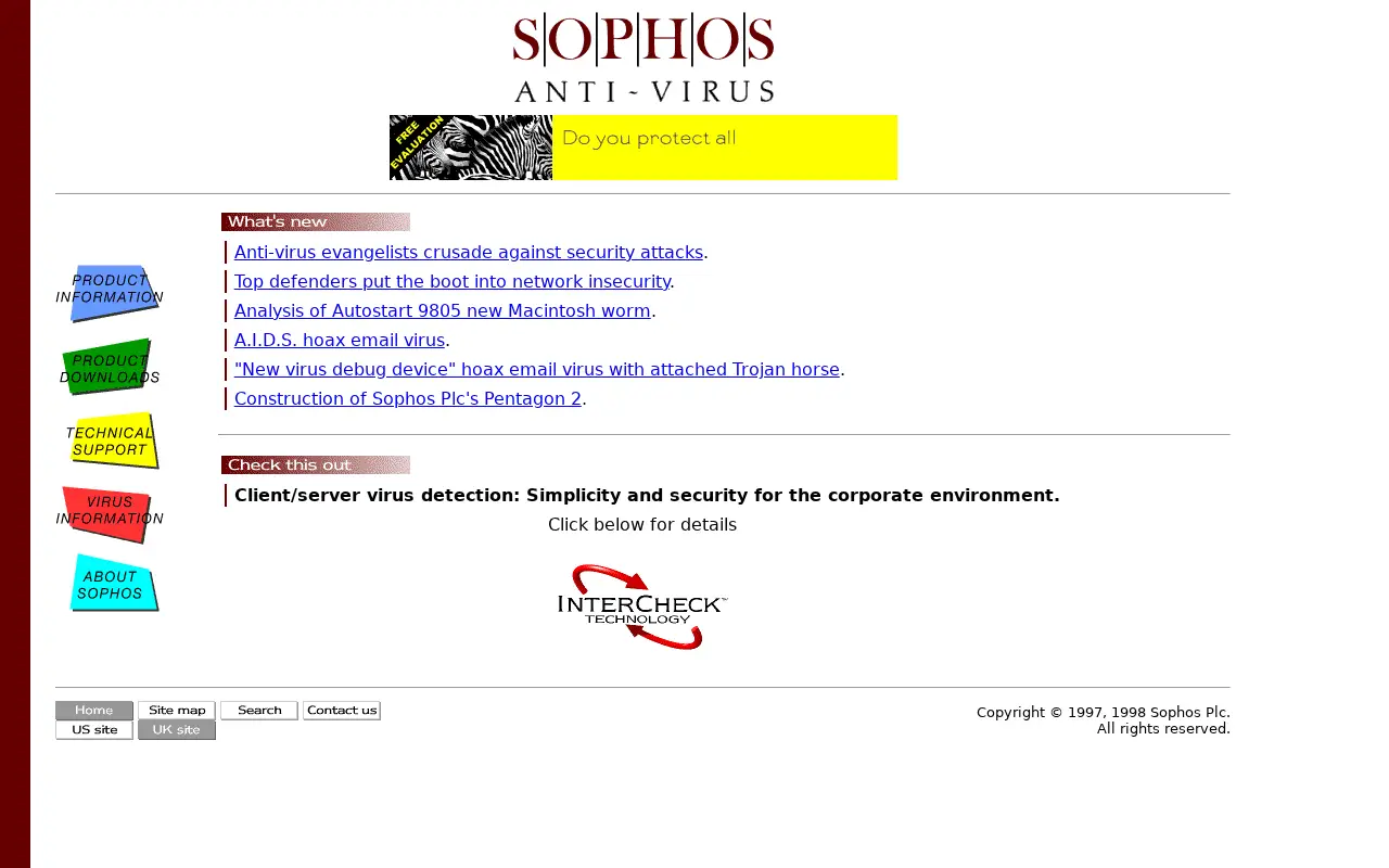 sophos.com on May 25, 1998