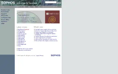 sophos.com in 2003