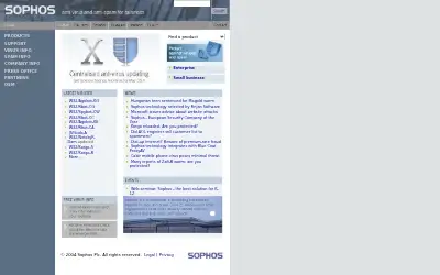 sophos.com in 2004