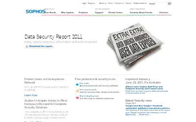 sophos.com in 2011