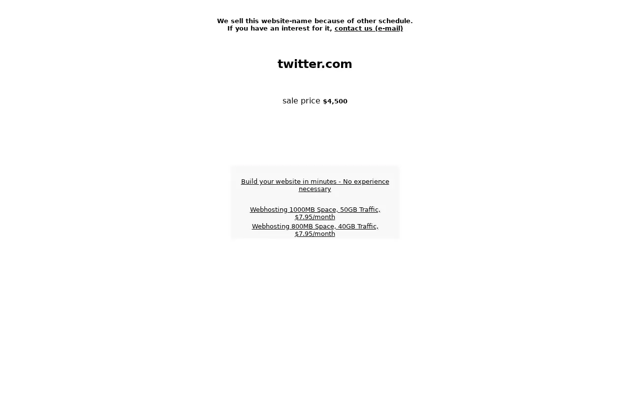 twitter.com in 2004