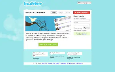 twitter.com in 2008