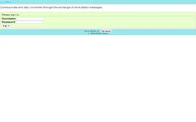 twitter.com in 2009
