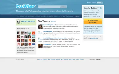 twitter.com in 2010