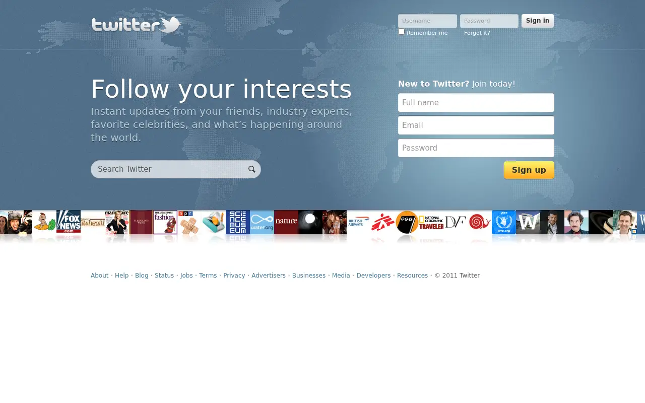 twitter.com in 2011