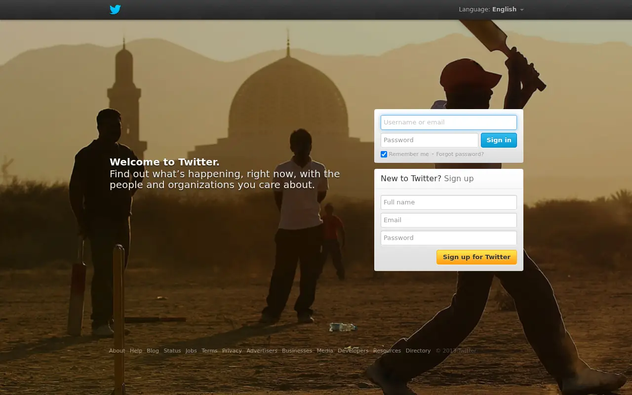 twitter.com in 2013